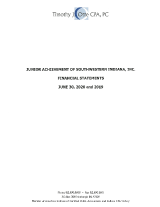 FY2020 Audited Financial Statements cover